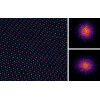 Atomare Schwingungen, die in 2D erfasst wurden